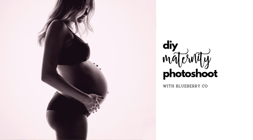 DIY Pregnancy Photoshoot – Blueberry Co