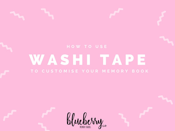 How to use Washi tape in your Monochrome Baby Book