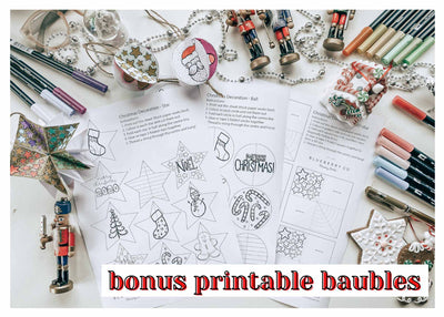 FREE Printable Christmas Decorations!