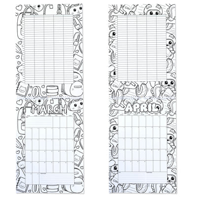 2026 Family Calendar / Colour-Me-In Calendar to Keep Your Family Organised