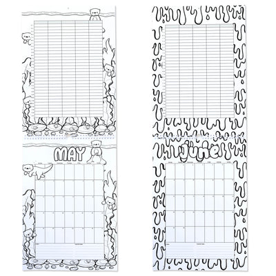 2026 Family Calendar / Colour-Me-In Calendar to Keep Your Family Organised