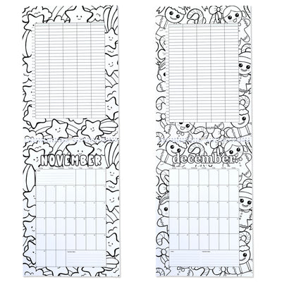 2026 Family Calendar / Colour-Me-In Calendar to Keep Your Family Organised