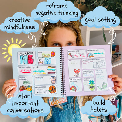 Cool Calm Kids Mindfulness Journal + Sticker Set