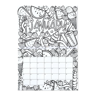JUMBO Birthday and Anniversary Calendar