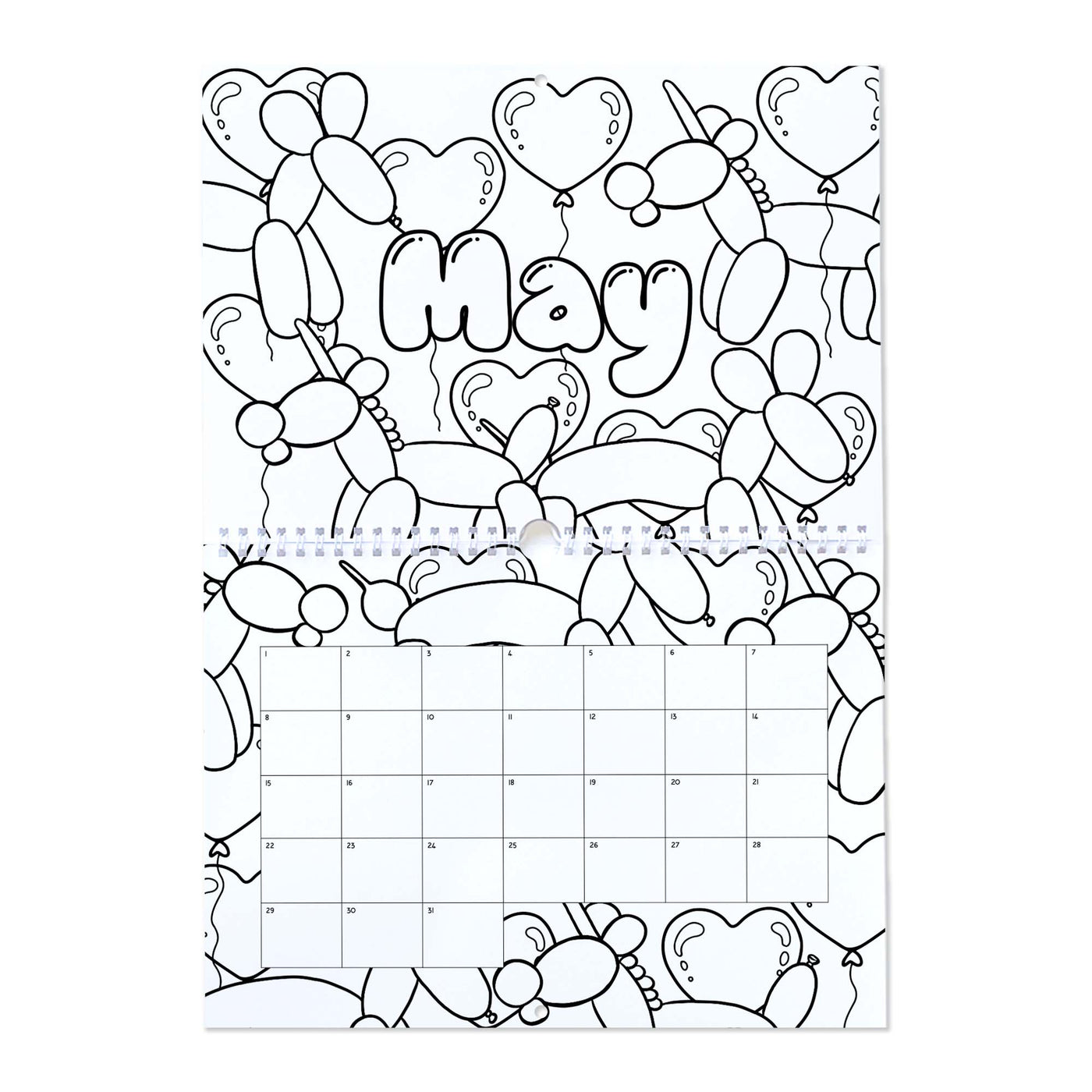 JUMBO Birthday and Anniversary Calendar