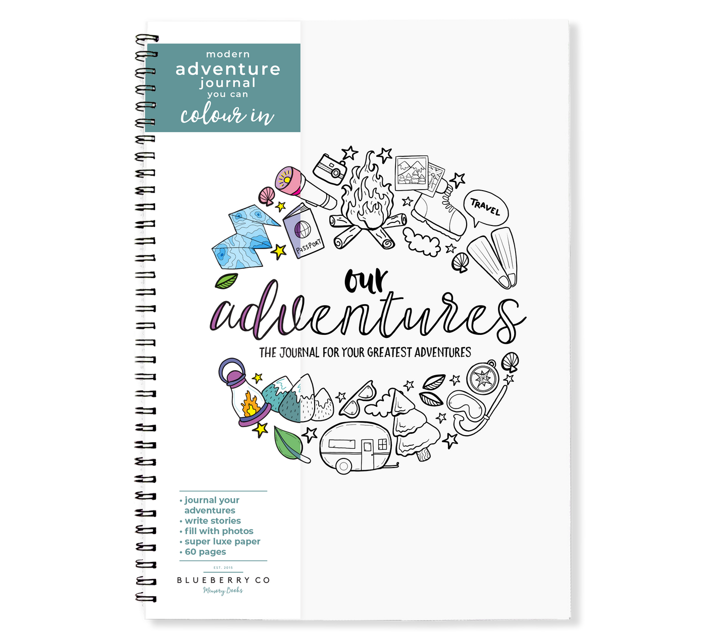 Our Adventures - The Adventure Journal for Everyone | Blueberry Co