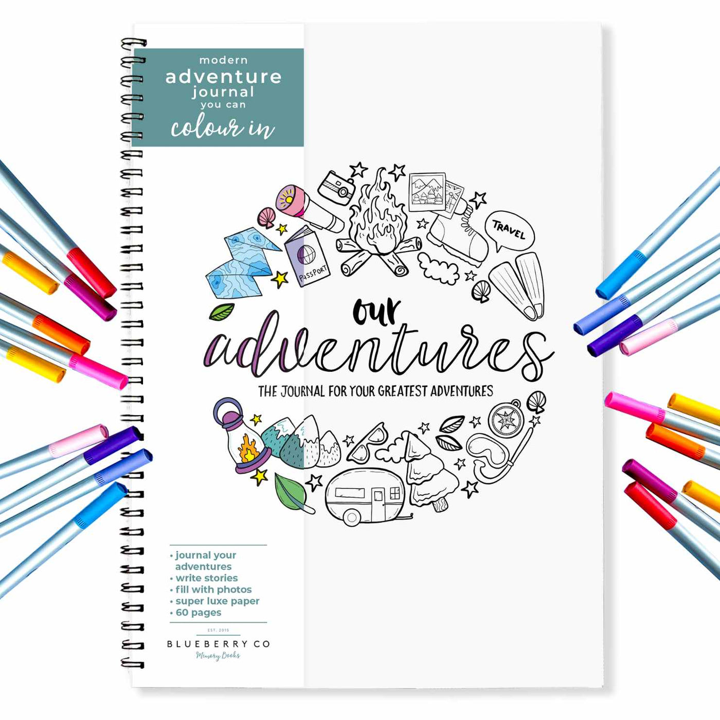 Our Adventures - The Adventure Journal for Everyone | Blueberry Co