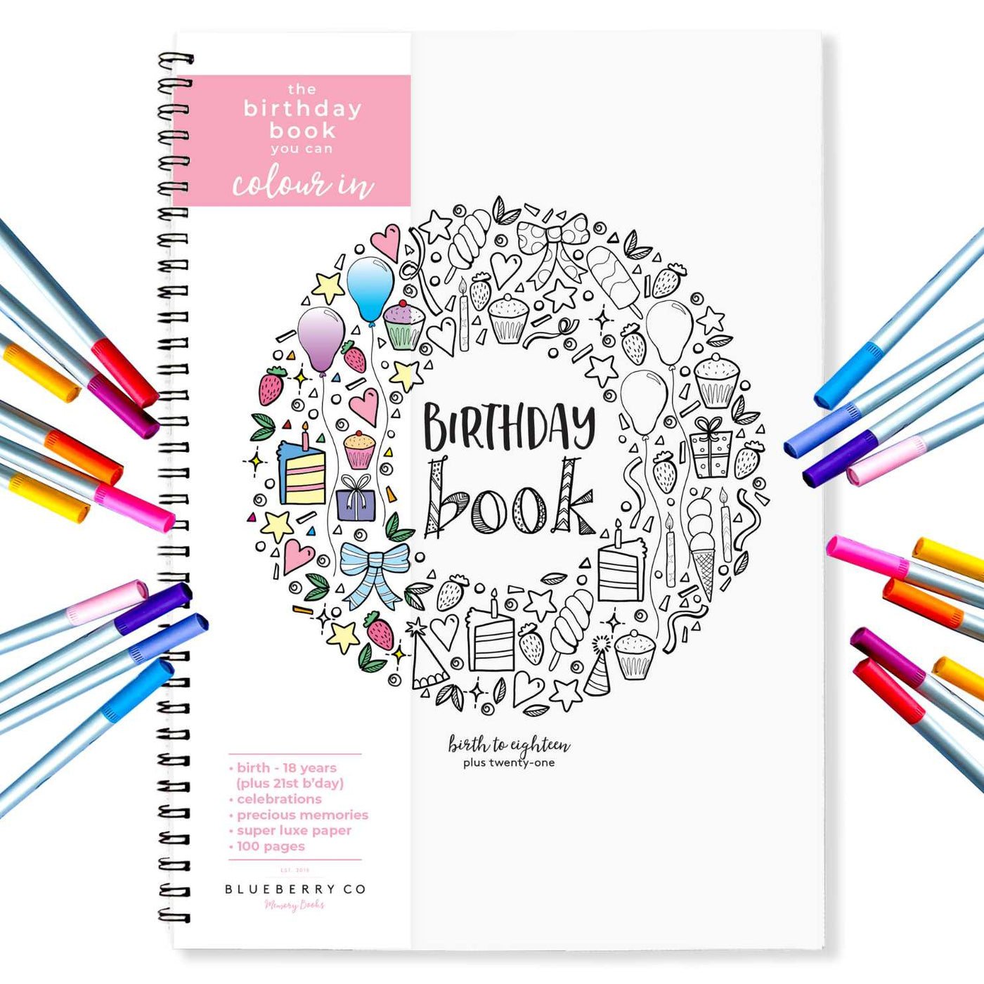 Birthday Book | Blueberry Co