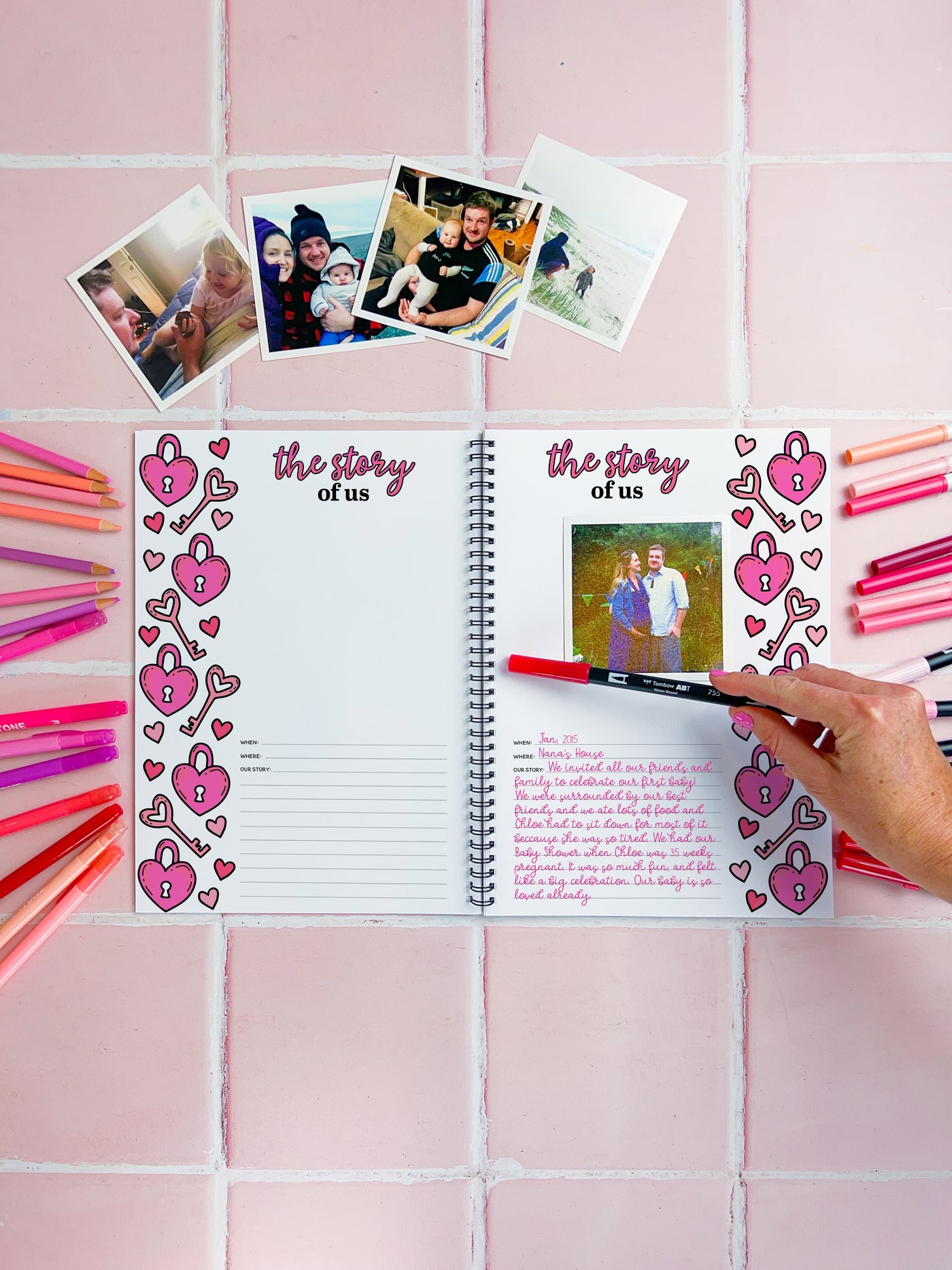 Story of Us - A Couples Keepsake Book | Blueberry Co