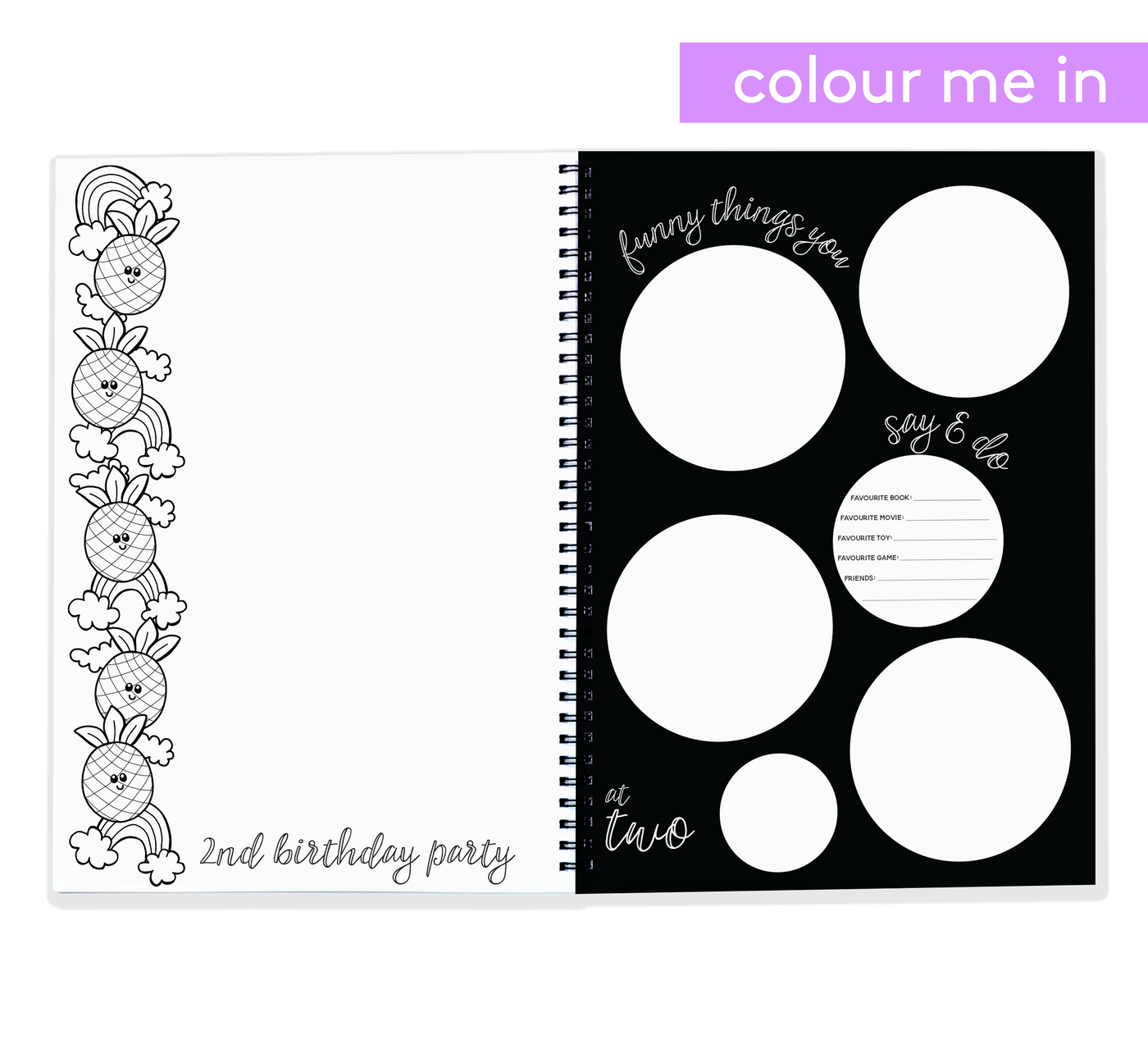 A Baby Keepsake Book as Unique as your Tiny Human Blueberry Co