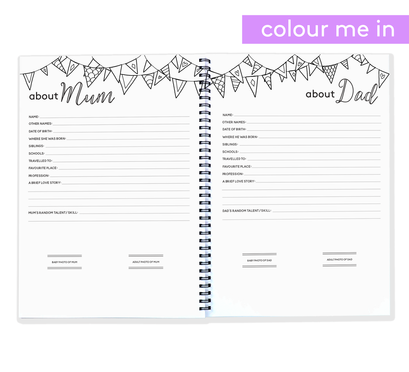 The baby keepsake book and best sale planner