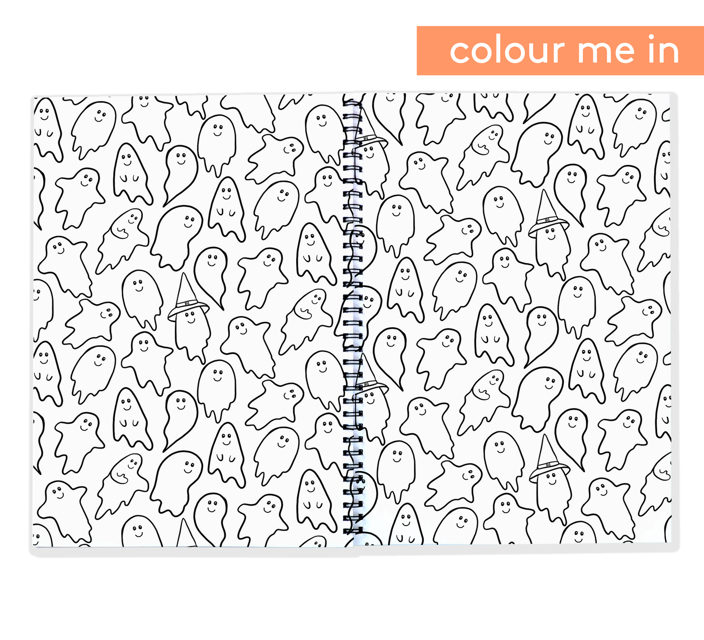 Halloween Book - Spooky Memory Book you can Colour In | Blueberry Co