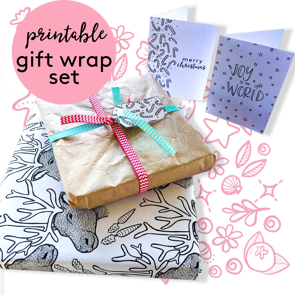 Gift Wrapping Set {digital download}