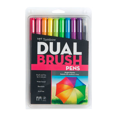 Bright Tombow Dual Tip Brush Markers